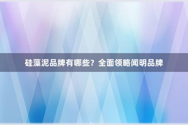 硅藻泥品牌有哪些？全面领略闻明品牌